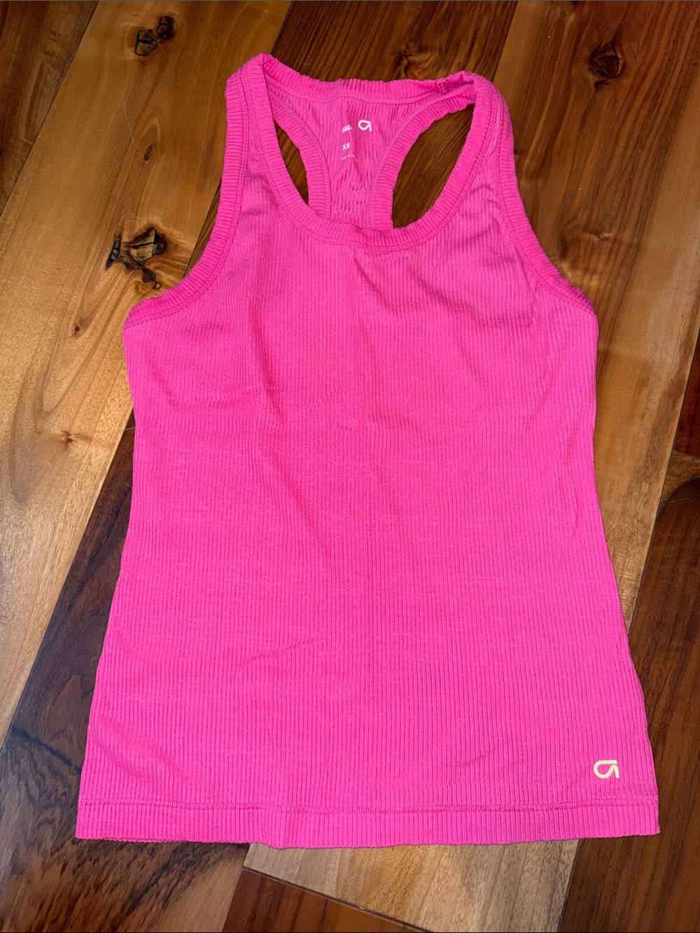 GAP Hot Pink Ribbed Racerback Tank